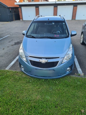 Chevrolet Spark, 1,2 LT, Benzin, 2012, km 232300, lysblåmetal, nysynet, klimaanlæg, aircondition, AB