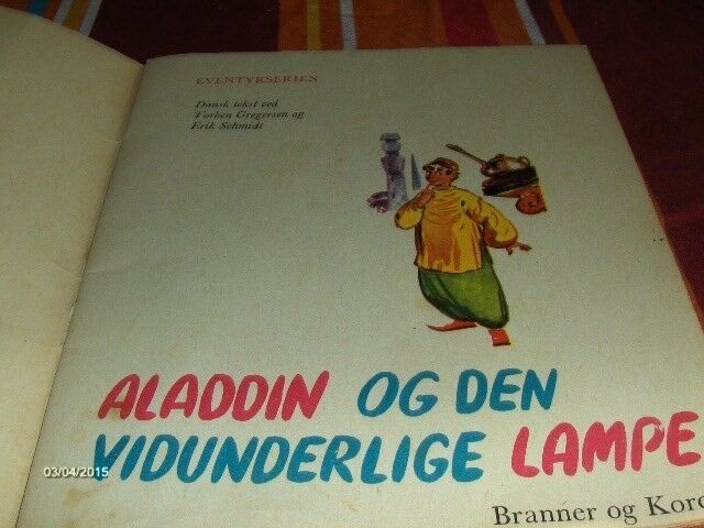 ALADDIN og den VIDUNDERLIGE LAMPE, 1961, Tegneserie
