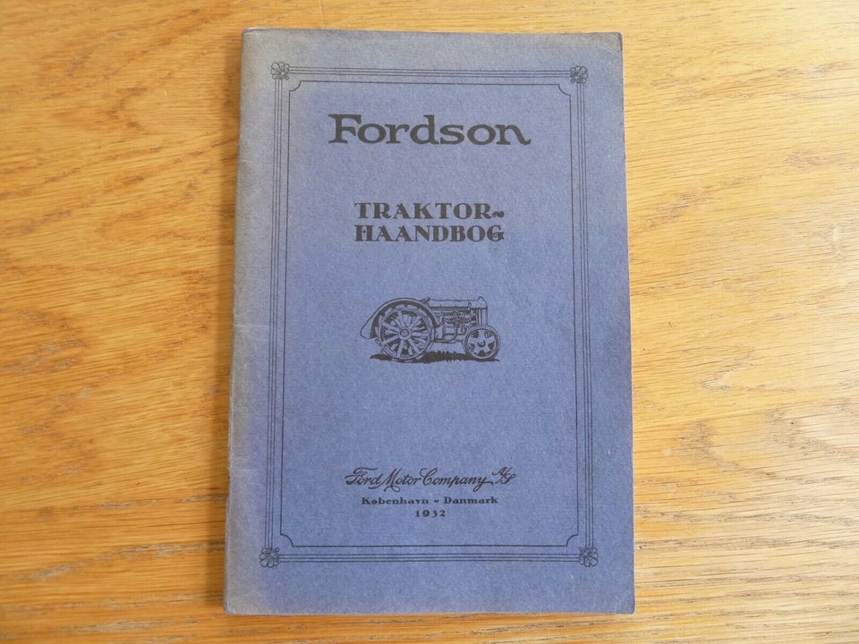 Traktor håndbog, Fordson