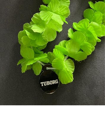 Andre samleobjekter, TUBORG GRØN BLOMSTERKRANS, Fra Tuborg sommer arrangement, sælges grøn blomsterk