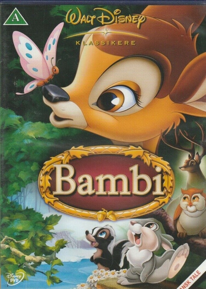 Bambi , instruktør Disney, DVD