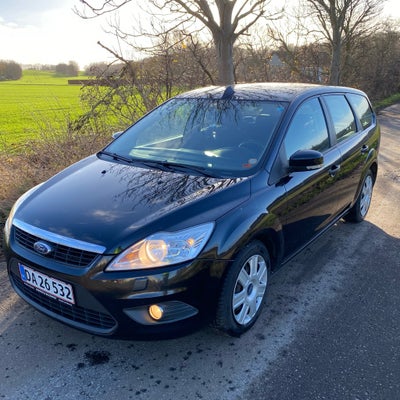 Ford Focus, 1,6 TDCi 90 Trend, Diesel, 2010, km 348000, sort, træk, nysynet, klimaanlæg, airconditio