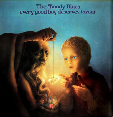 LP, The Moody Blues, Every good boy deserves favour, Cover og vinyl i meget fin stand. Stort set ikk