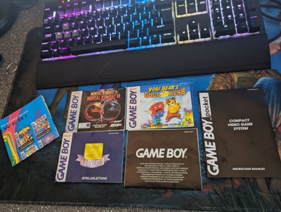 Nintendo Game Boy Classic, God, Diverse manualer til GameBoy DMG og Color

Mortal Kombat & Mortal Ko