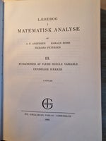 Matematisk analyse Bind III, A. F. Andersen, H. Bohr og R.