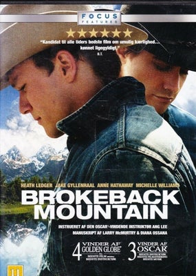 Brokeback Mountain DVD western dba K b og Salg af Nyt