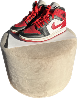 Sneakers, Air Jordan 1, str. 38,  Sort-rød-hvid,  God men brugt, Air Jordan 1.
Rigtig god stand. Und