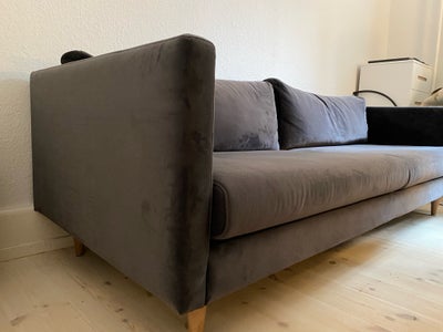 Sofa, velour, Wendelboe 2,5 pers Sofa in dark blue velour with solid oak legs

Come and see it

L. 2