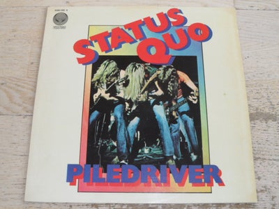 LP, STATUS QUO, PILEDRIVER, Rock, Printen in Italy 1973 Vertigo Records 6360 082
vinyl  vg+
cover  v