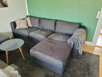 Sofa, 3 pers. , Ikea, Fin Ikea sofa i brugt stand, Chaiselongen er brugt, men kan stadig benyttes.