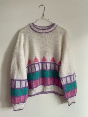 Sweater, Vintage , str. 38, Hvid, Uld, God men brugt, Fin vintage strik.

I pæn stand.

Vil passe st