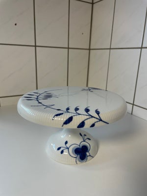 Porcelæn, Lagkagefad, Royal Copenhagen blå mega riflet, Nyt, kun stået i vitrine

Aldrig brugt, 23 c