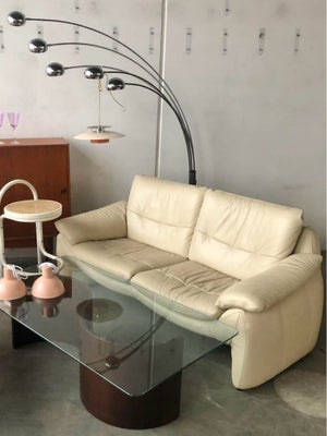 Sofa, læder, Italiensk Vintage