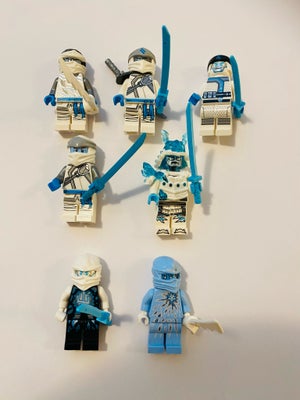 Lego Ninjago, Minifigurer, 7 Specielle Ninjago Minifigurer.
Kan sendes.
Fra røg/dyrefrit hjem.