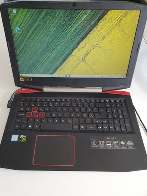 Acer Aspire vx5-591G, I5-7300HQ GHz, 8 GB ram, 250GB SSD GB harddisk, God, God gamer pc.
NVIDIA GeFo