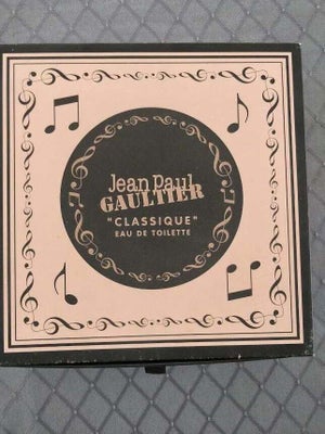 Andre samleobjekter, Smuk Jean Paul Gaultier Musik Box, Classique Eau de toilette:
Jean Paul Gautier