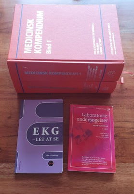 Medicinske bøger,  Gyldendal Akademisk, Forlaget Munksgaard Danmark, år 2013, 18 udgave, Medicinsk c