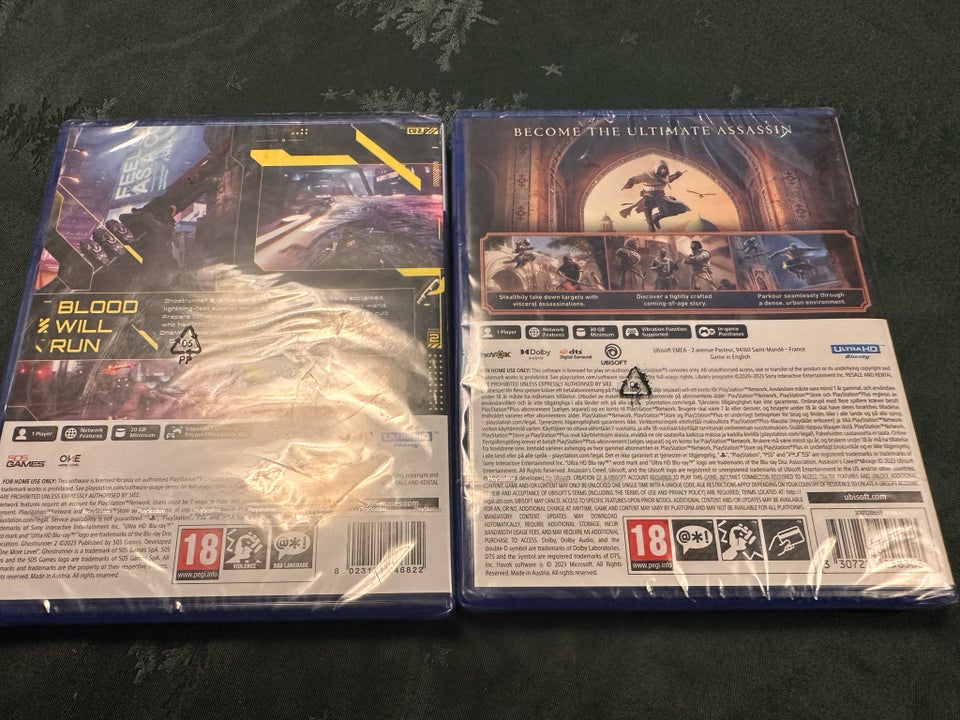 GHOSTRUNNER 2 & ASSASSIN'S CREED MIRAGE, PS5, adventure
