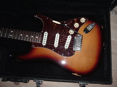 Elguitar, Fender (US) Stratocaster, Dejlig U S A Stratocaster produceret mlm. 1987-1988. Det ser ud 