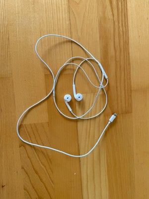in-ear hovedtelefoner, Apple, EarPods med lightning connector. Ingen tab af lydkvalitet modsat trådl