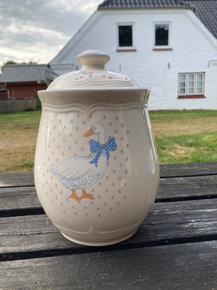 Porcelæn, Krukke med låg, Brick oven - Aunt Rhody