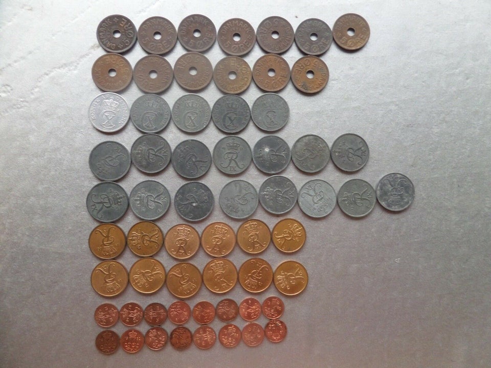 Danmark, mønter, 5 ØRE