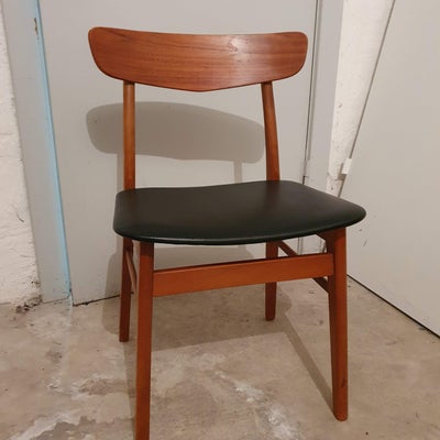 Spisebordsstol, Teaktræ, Findahl, 4 flotte stole i dansk design fra omkring 1960. Renoverede, dvs. p