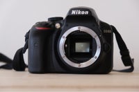 Nikon Nikon d3400, spejlrefleks, 24 megapixels