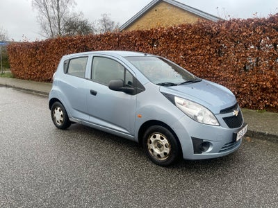 Chevrolet Spark, 1,0 L, Benzin, 2010, km 153000, lysblå, nysynet, ABS, airbag, 5-dørs, service ok, s