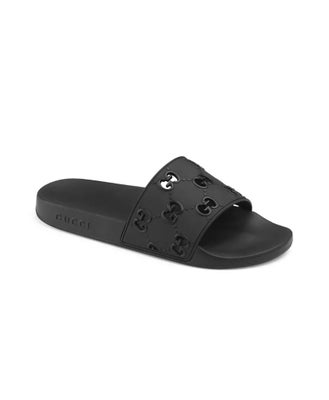 Sandaler, str. 36, Gucci,  Sort,  Næsten som ny, Gucci slides str. 36. 
Brugt en enkelt gang, æske o