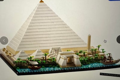 Lego Architecture, 21058 pyramide Giza, Great Pyramid of Giza
Alle klodser og instruktioner er intak