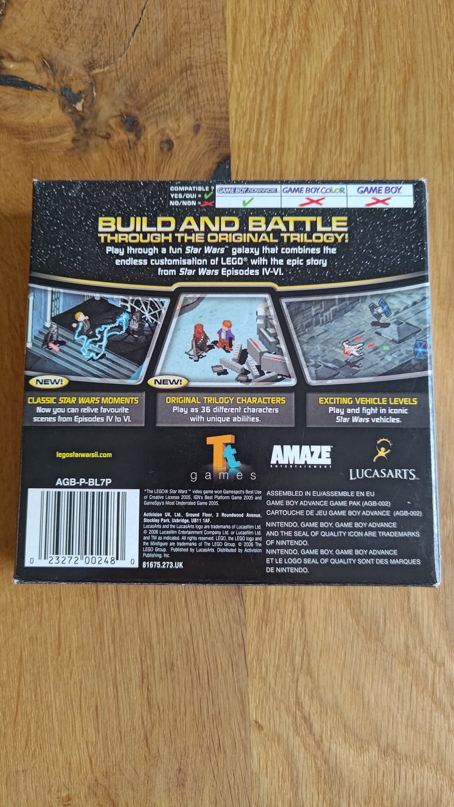 LEGO STAR WARS II THE ORIGINAL TRILOGY CIB, Gameboy