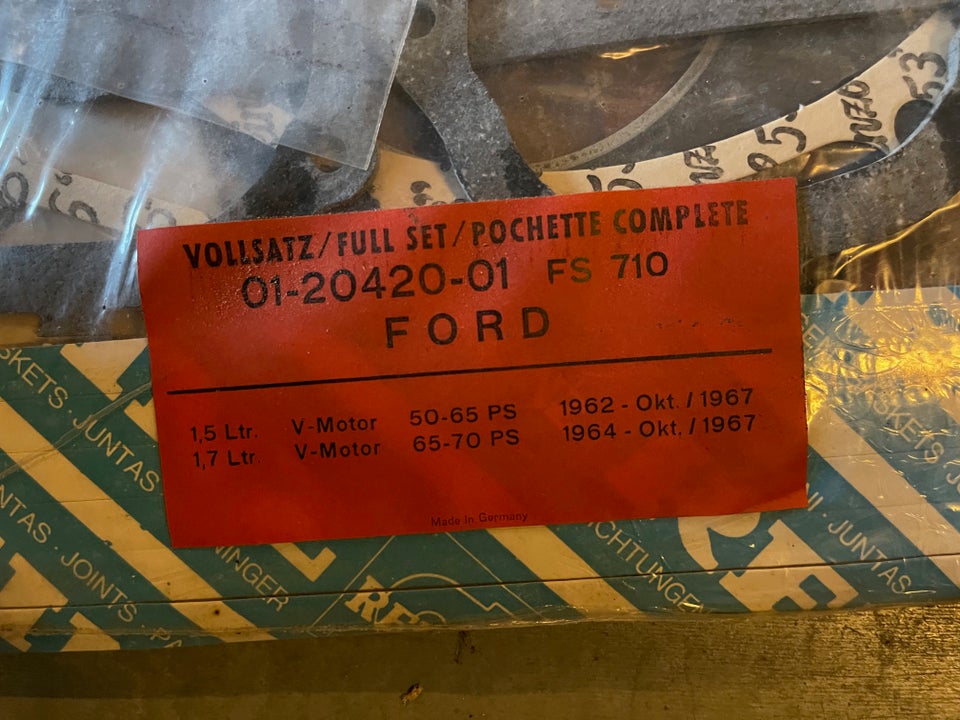 Motorpakningssæt, Ford