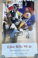 Plakat, Ejler Bille, b: 55 h: 100