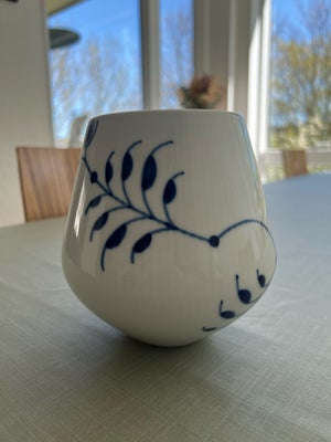 Vase, Vase, Royal Copenhagen Blå Mega Riflet, Ny pris 1129 kr