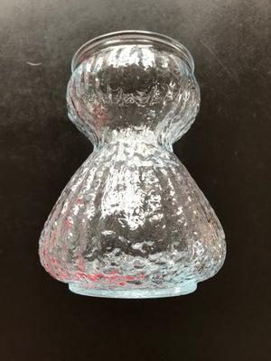 Vase, Retro Hyacintvase / glasvase / hyacintglas, Riihimaen Lasi - løgglas / løgvase, Smuk finsk gla