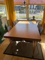 Anden arkitekt, spisebord m. stole, Dansk Design Egetræ