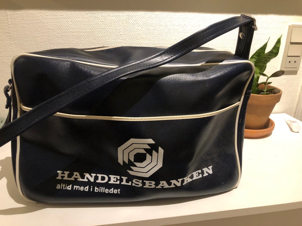 Skuldertaske, Vintage Handelsbank Taske