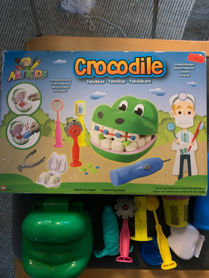 Modellervoks, Crocodile tandlgesæt, Artkids