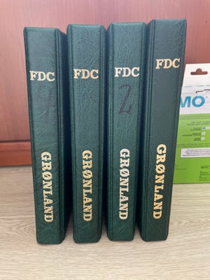 Grønland, stemplet, FDC 1963 til 2000, FDC i 4 flotte mapper. Formentlig komplet fra 1963 til 2000. 