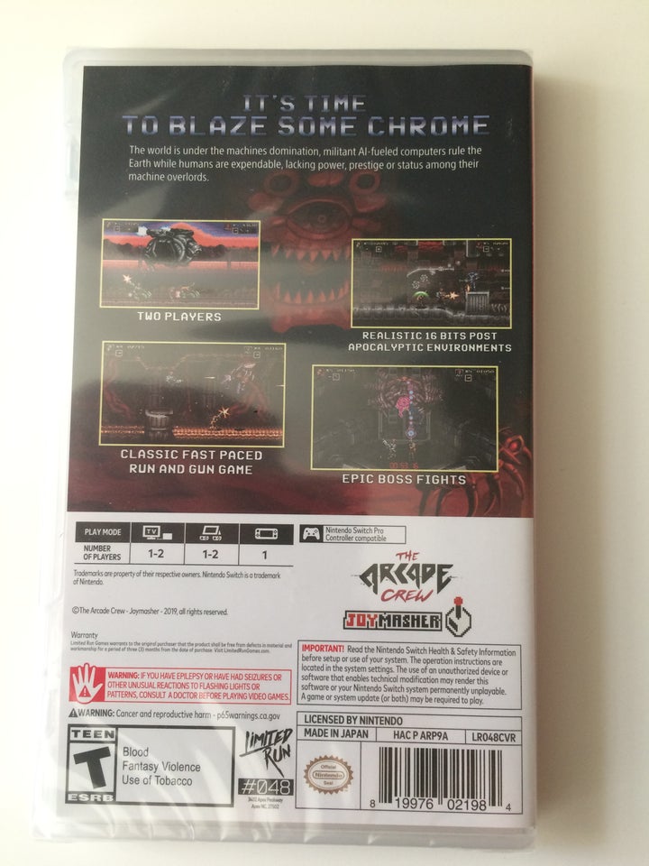 BLAZING CHROME, Nintendo Switch