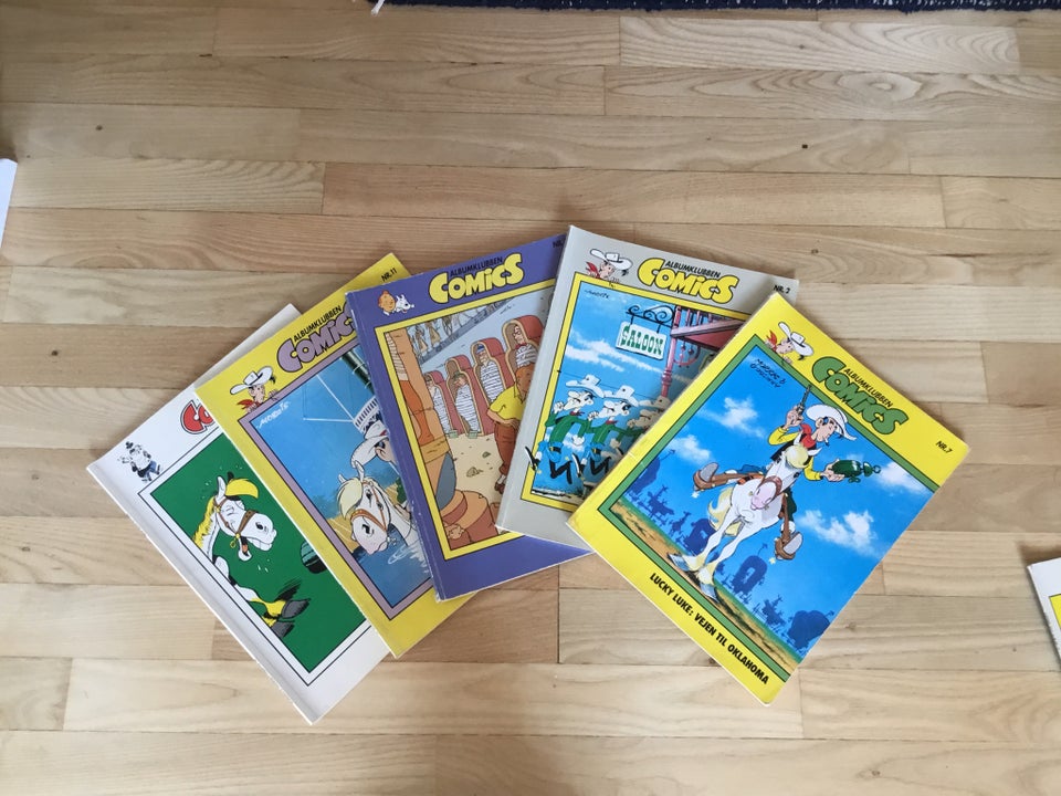 Lucky Luke og TinTin, Albumklubben Comics, Tegneserie