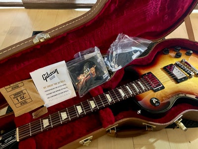 Elguitar, Gibson Les Paul Studio, Near mint condition fra 2016.

Hals er olieret, og bånd poleret 
S