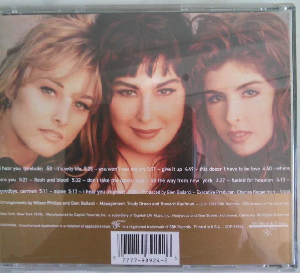 Wilson Phillips: Shadows & Light (1992, pop