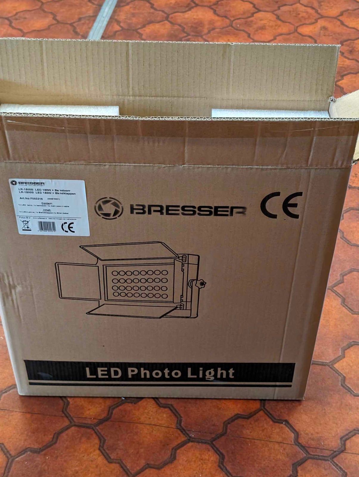 Bresser LR-1500B LED 150W + Barndoor STUDIOLAMP Pa,