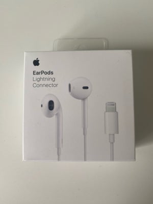 Headset, t. iPhone, EarPods Lightning Connector, Perfekt, Helt nye og uåbnet. EarPods Lightning Conn