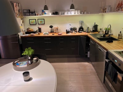 Køkken, komplet med hvidevarer, Ikea / miele, Fuldt Ikea køkken med grå fronter. Moduler velholdte m