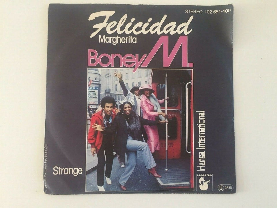 Single, Boney M, Felicidad Margherita