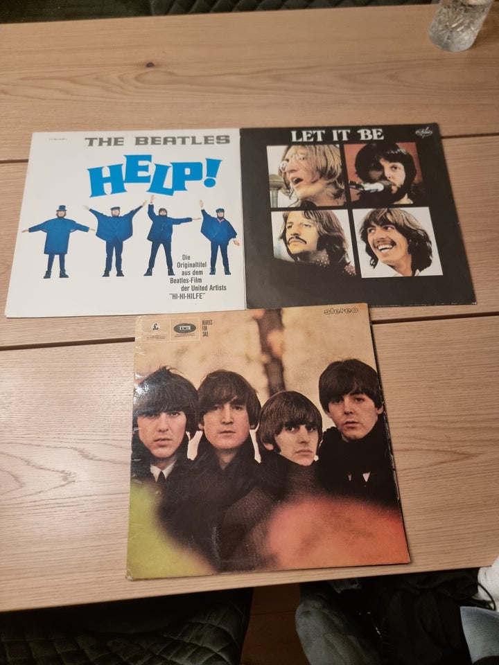 LP, The Beatles, 3 The Beatles plader. Help! / Let It Be / for