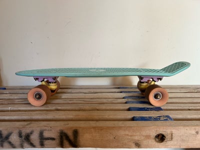 Skateboard, Penny Board, str. 58 x 15, Penny Board, Mint grønt, brugt men stadig masser af timer til